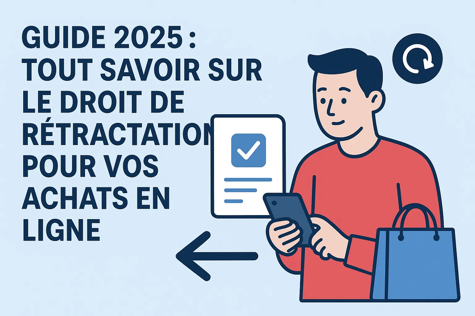 Le droit de rétractation pour vos achats en ligne