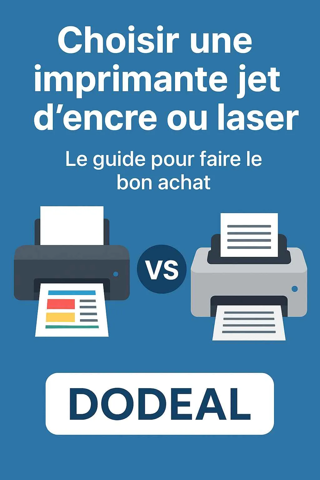 Choisir une imprimante jet d’encre ou laser : le guide d’achat complet 