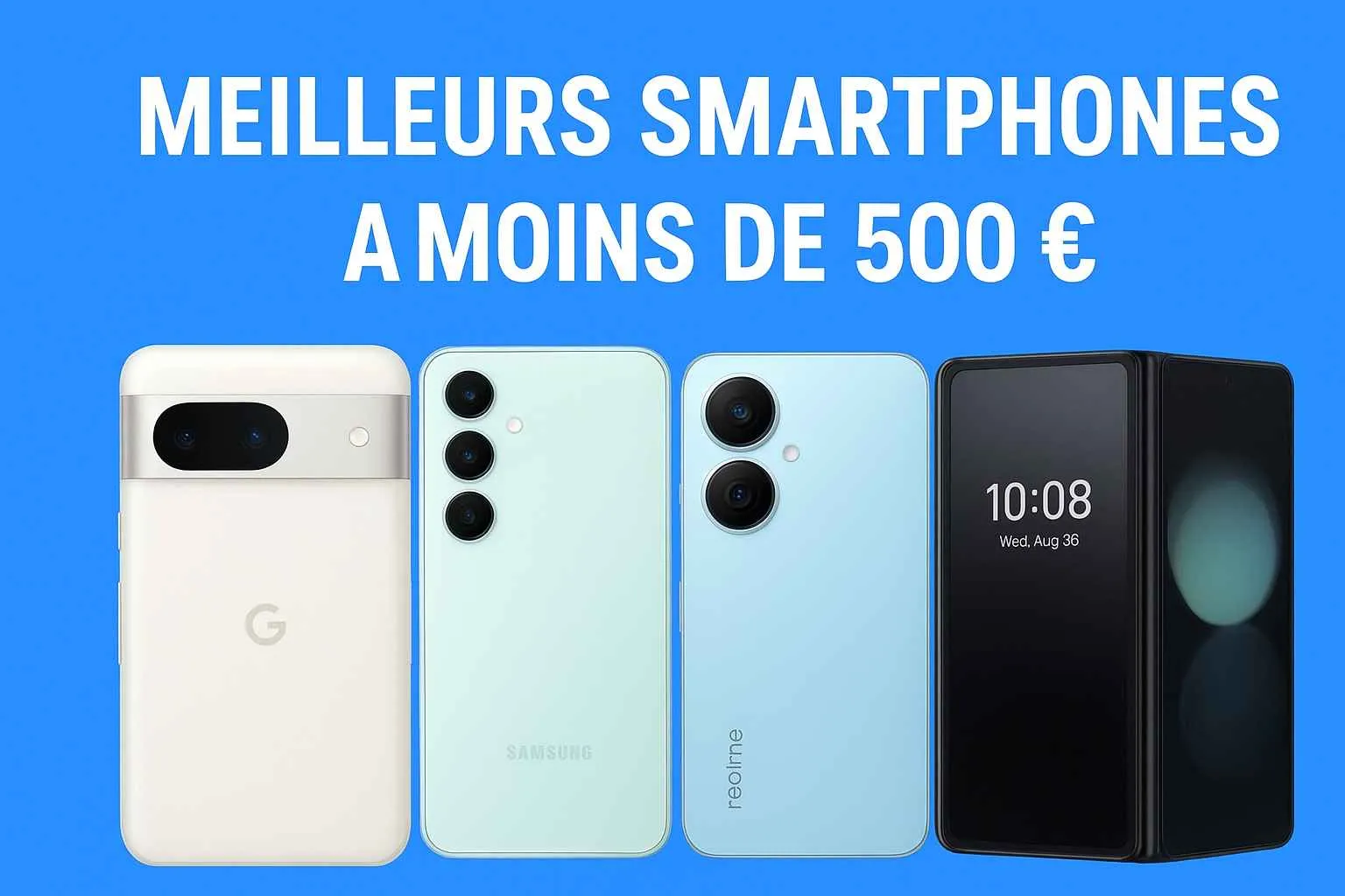 Le top des smartphones à moins de 500€ 